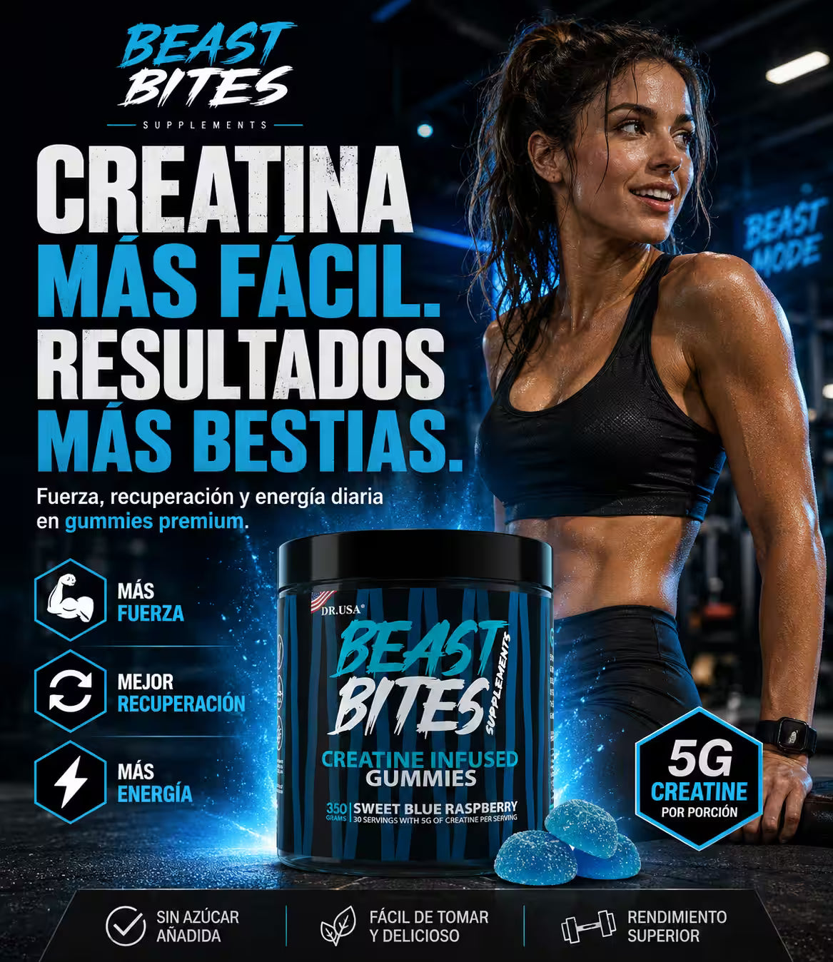 CREATINE GUMMIES - BEAST BITES
