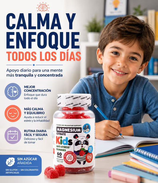 Magnesium Citrate Kids - Más calma y mejor concentración